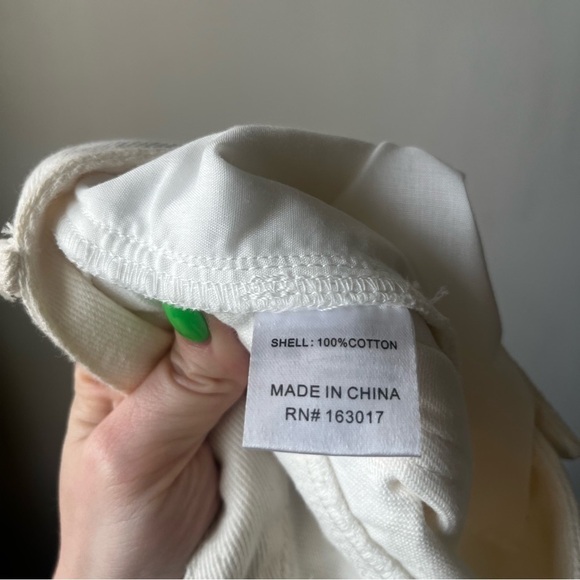 Princess Polly Jeremiah White Denim Relaxed Fit Cargo Straight Leg Jeans 4 - Picture 6 of 7